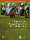 Gender and Governance in Rural Services (eBook): Insights from India, Ghana, and Ethiopia